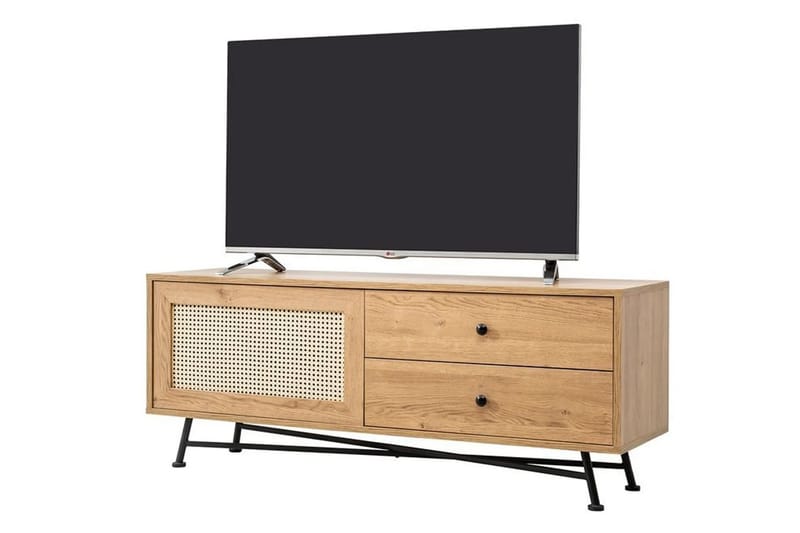 Tv-bänk Makwana 140 cm - Natural - Möbler - TV- & Mediamöbler - TV bänk & mediabänk