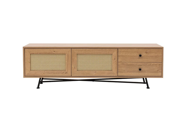 Tv-bänk Makwana 180 cm - Natural - Möbler - TV- & Mediamöbler - TV bänk & mediabänk