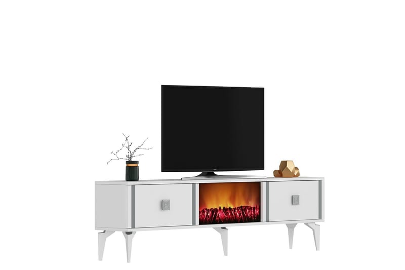 Tv-bänk Male 150 cm - Silver - Möbler - TV- & Mediamöbler - TV bänk & mediabänk