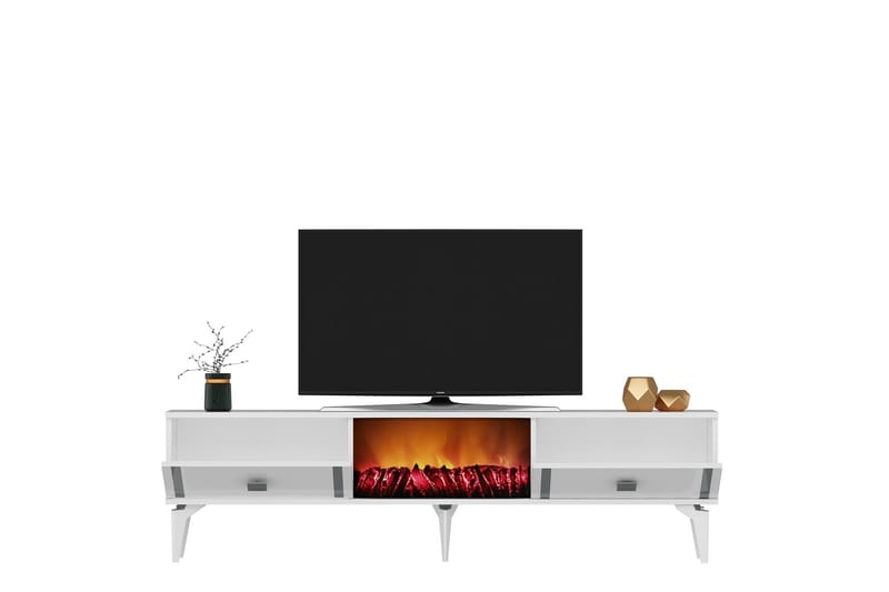 Tv-bänk Male 150 cm - Silver - Möbler - TV- & Mediamöbler - TV bänk & mediabänk