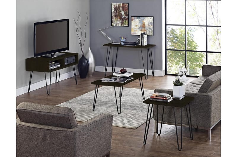 TV-bänk Owen 107x50 cm Espresso - Dorel Home - Möbler - TV- & Mediamöbler - TV bänk & mediabänk