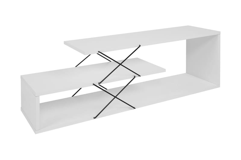 Tv-bänk Riyana 120 cm - Vit - Möbler - TV- & Mediamöbler - TV bänk & mediabänk