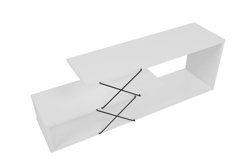 Tv-bänk Riyana 120 cm - Vit - Möbler - TV- & Mediamöbler - TV bänk & mediabänk