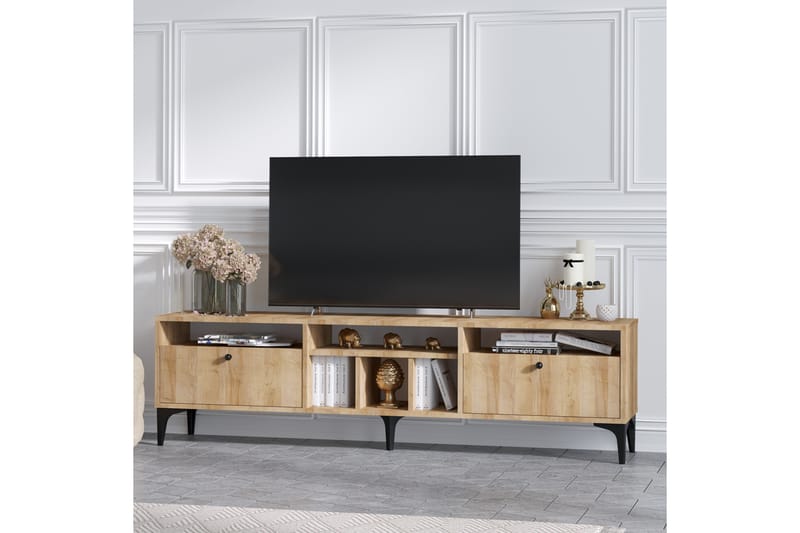 Tv-bänk Robbiate 180 cm - Natur - Möbler - TV- & Mediamöbler - TV bänk & mediabänk