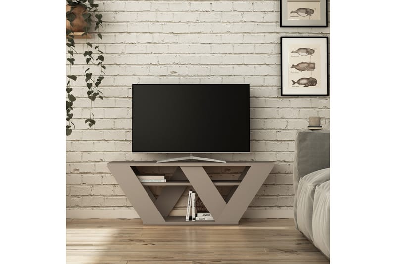 Tv-Bänk Rodger 110 cm - Brun - Möbler - TV- & Mediamöbler - TV bänk & mediabänk