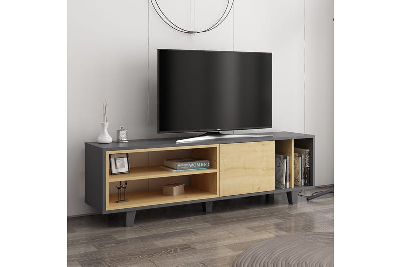 Tv-bänk Rosmar 160 cm - Trä/natur - Möbler - TV- & Mediamöbler - TV bänk & mediabänk