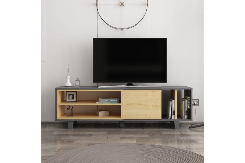 Tv-bänk Rosmar 160 cm - Trä/natur - Möbler - TV- & Mediamöbler - TV bänk & mediabänk