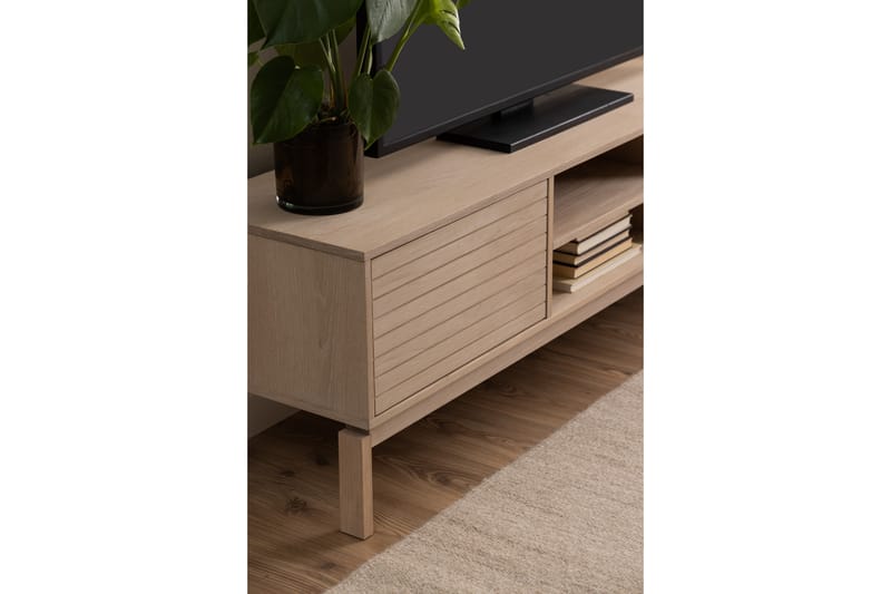 Tv-bänk Sakie 40 cm - Vit - Möbler - TV- & Mediamöbler - TV bänk & mediabänk