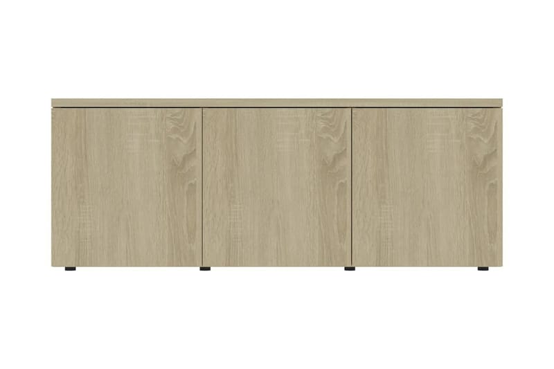 TV-bänk sonoma-ek 80x34x30 cm spånskiva - Brun - Möbler - TV- & Mediamöbler - TV bänk & mediabänk