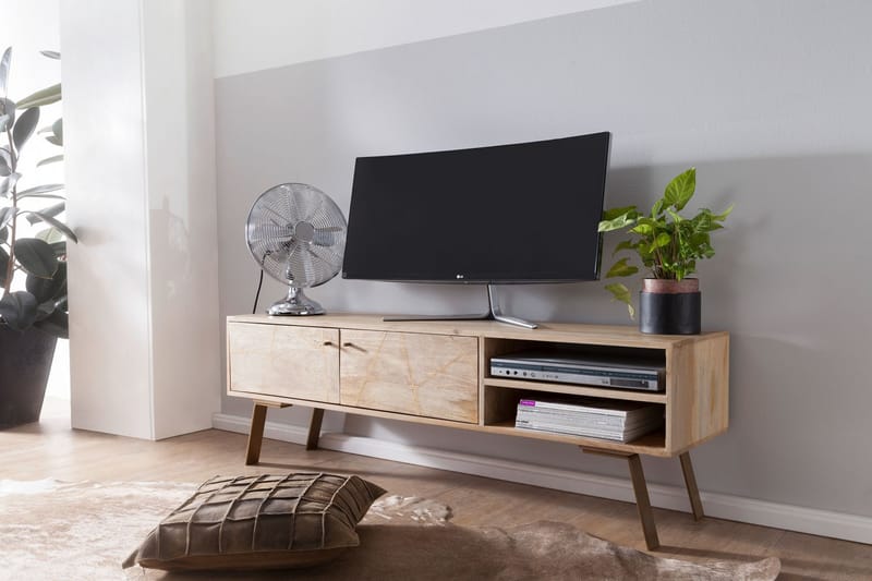 TV-Bänk Stafanie 145 cm - Trä|natur - Möbler - TV- & Mediamöbler - TV bänk & mediabänk