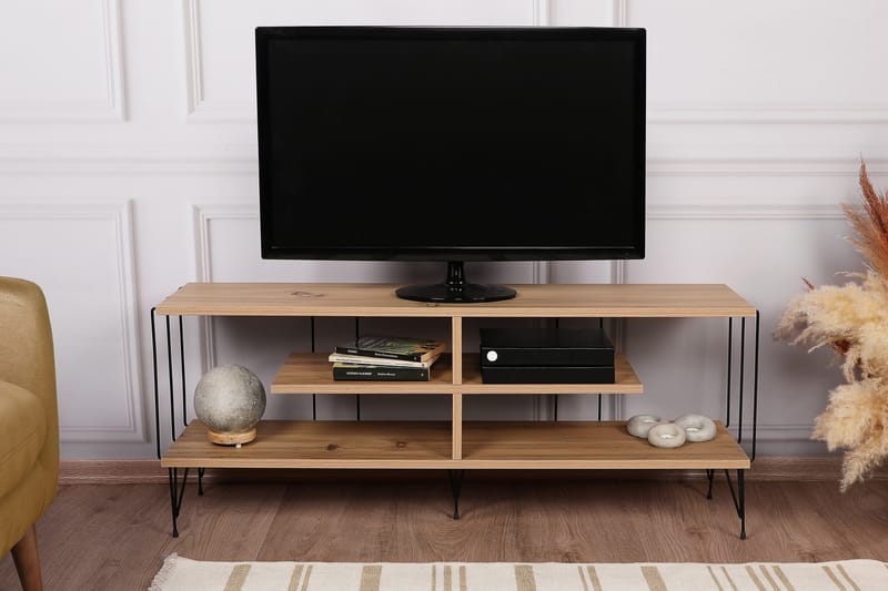 Tv-bänk Steinhagen 120 cm - Natur - Möbler - TV- & Mediamöbler - TV bänk & mediabänk