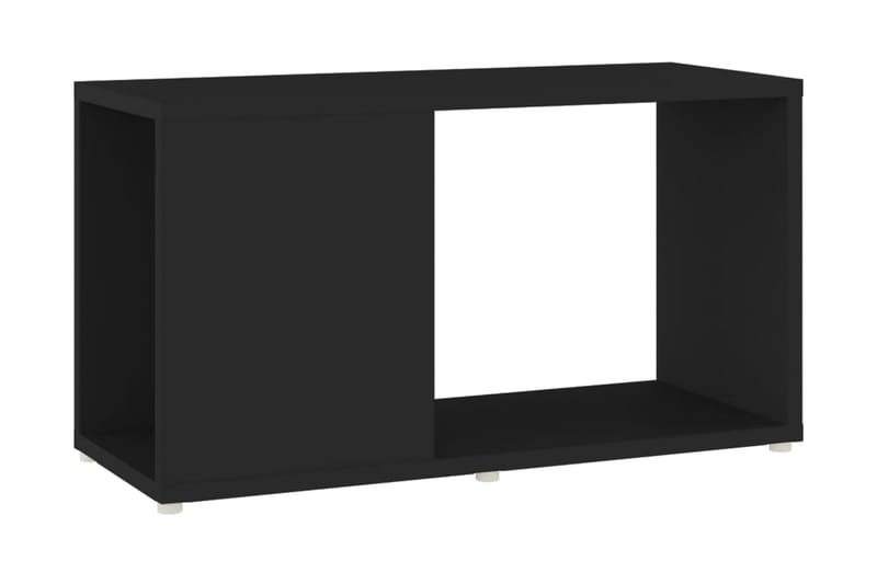 TV-bänk svart 60x24x32 cm spånskiva - Svart - Möbler - TV- & Mediamöbler - TV bänk & mediabänk