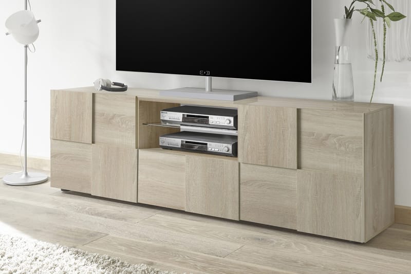 TV-bänk Tabor 181 cm Stor - Samoa Ek|Trä - Möbler - TV- & Mediamöbler - TV bänk & mediabänk