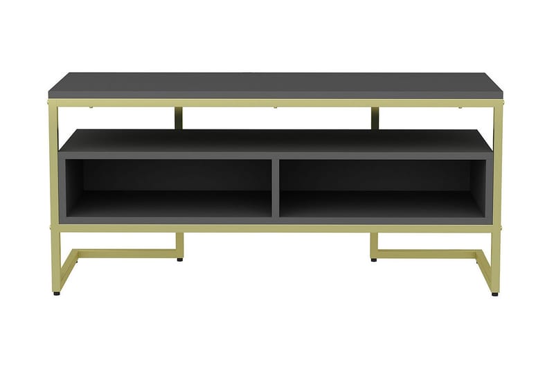 Tv-bänk Urgby 110x49,9 cm - Guld - Möbler - TV- & Mediamöbler - TV bänk & mediabänk