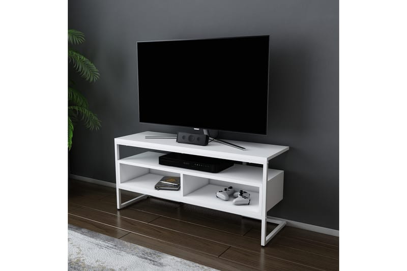 Tv-bänk Urgby 110x49,9 cm - Vit - Möbler - TV- & Mediamöbler - TV bänk & mediabänk