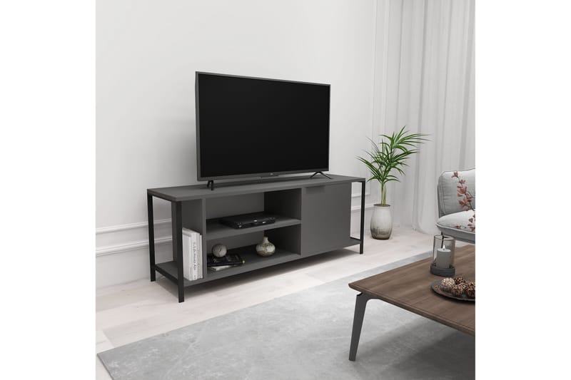 Tv-bänk Urgby 120x54 cm - Antracit - Möbler - TV- & Mediamöbler - TV bänk & mediabänk