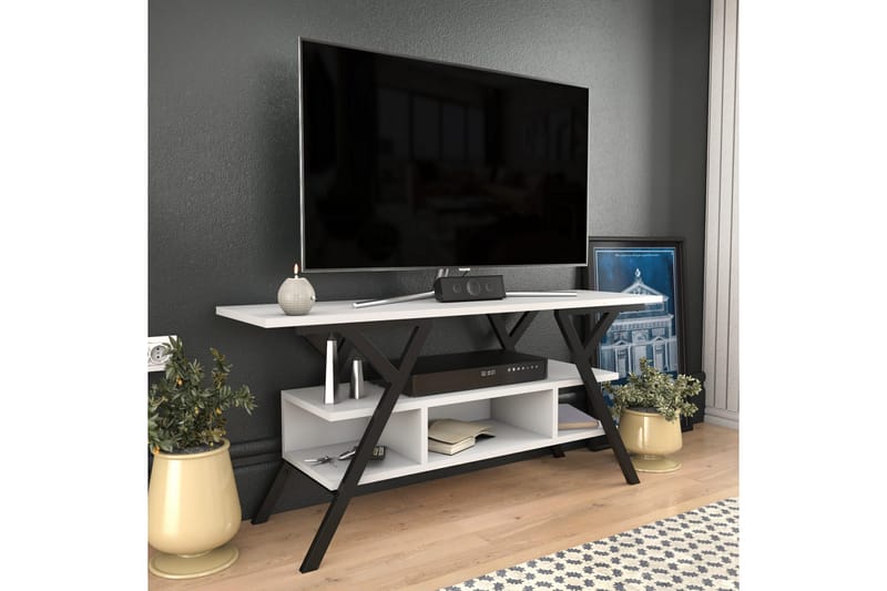 Tv-bänk Urgby 120x55 cm - Svart - Möbler - TV- & Mediamöbler - TV bänk & mediabänk