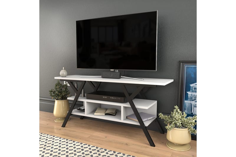 Tv-bänk Urgby 120x55 cm - Svart - Möbler - TV- & Mediamöbler - TV bänk & mediabänk