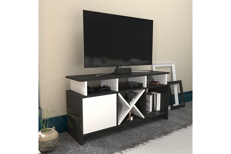 Tv-bänk Urgby 120x60,6 cm - Antracit - Möbler - TV- & Mediamöbler - TV bänk & mediabänk