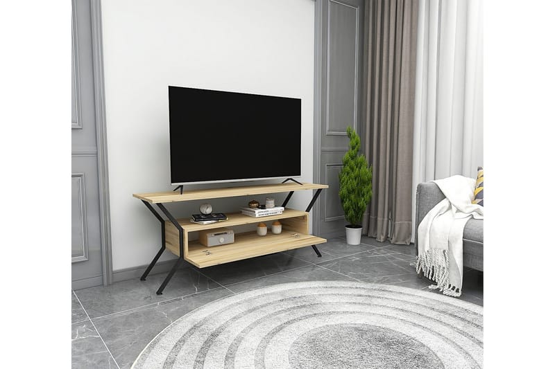 Tv-bänk Urgby 124x54 cm - Flerfärgad - Möbler - TV- & Mediamöbler - TV bänk & mediabänk