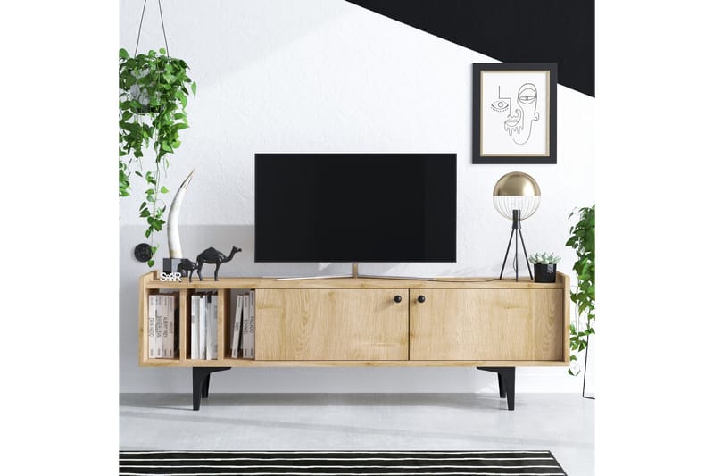 Tv-bänk Urgby 150x47 cm - Blå - Möbler - TV- & Mediamöbler - TV bänk & mediabänk