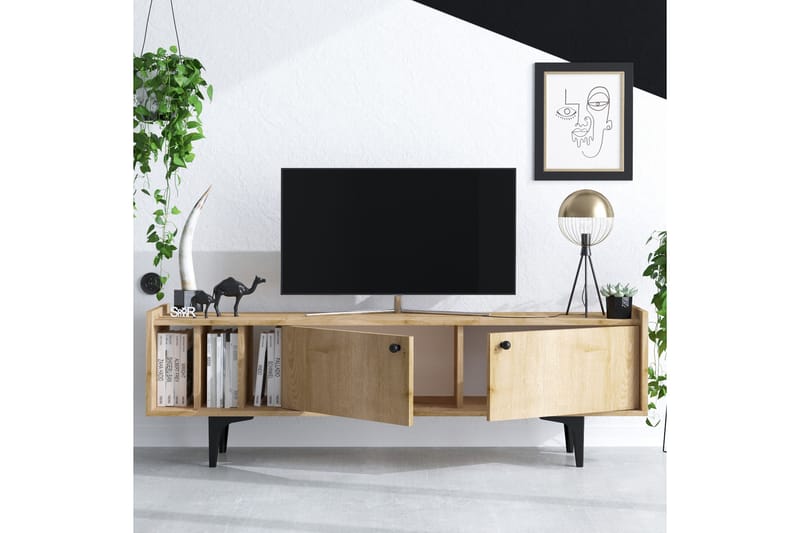 Tv-bänk Urgby 150x47 cm - Blå - Möbler - TV- & Mediamöbler - TV bänk & mediabänk