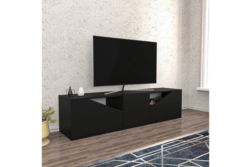 Tv-bänk Urgby 160x40 cm - Antracit - Möbler - TV- & Mediamöbler - TV bänk & mediabänk