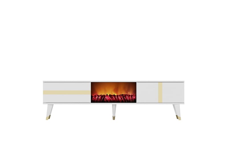 Tv-bänk Vania 150 cm - Guld - Möbler - TV- & Mediamöbler - TV bänk & mediabänk