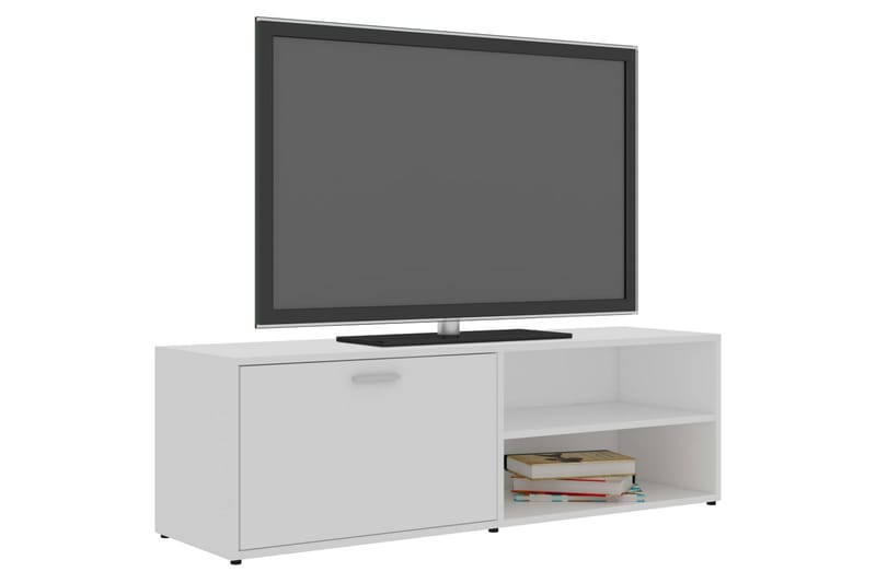 TV-bänk vit 120x34x37 cm spånskiva - Vit - Möbler - TV- & Mediamöbler - TV bänk & mediabänk