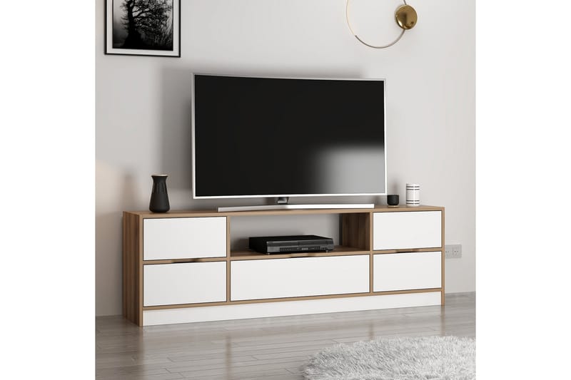 Tv-bänk Munna 180 cm - Vit - Möbler - TV- & Mediamöbler - TV bänk & mediabänk