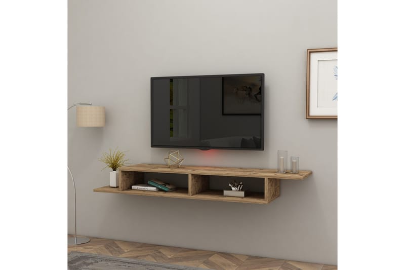 Tv-bänk Muson 120 cm - Brun - Möbler - TV- & Mediamöbler - TV bänk & mediabänk