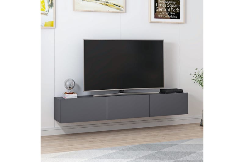 Tv-bänk Nako 180 cm - Antracit - Möbler - TV- & Mediamöbler - TV bänk & mediabänk