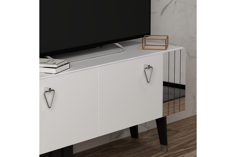 Tv-bänk Tarab 120 cm - Vit - Möbler - TV- & Mediamöbler - TV bänk & mediabänk