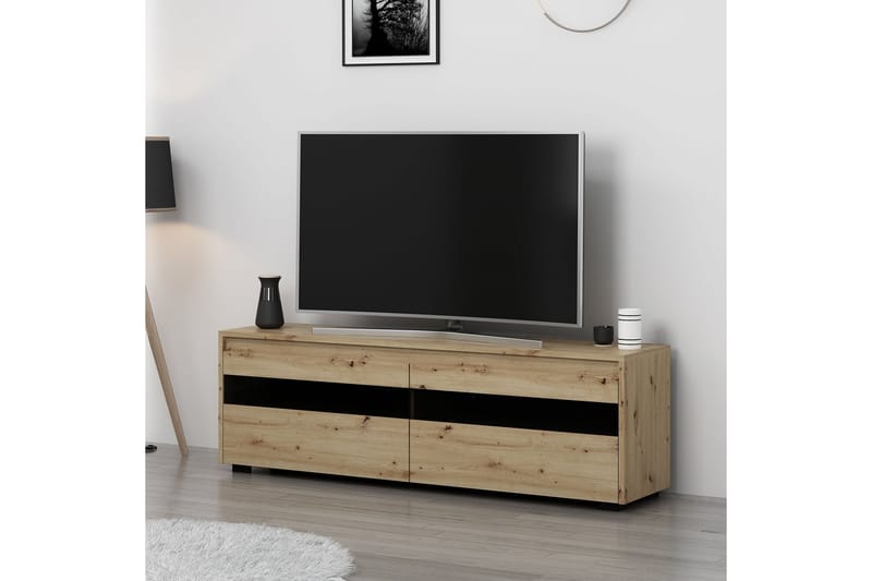 Tv-bänk Valery 150 cm - Valnöt - Möbler - TV- & Mediamöbler - TV bänk & mediabänk