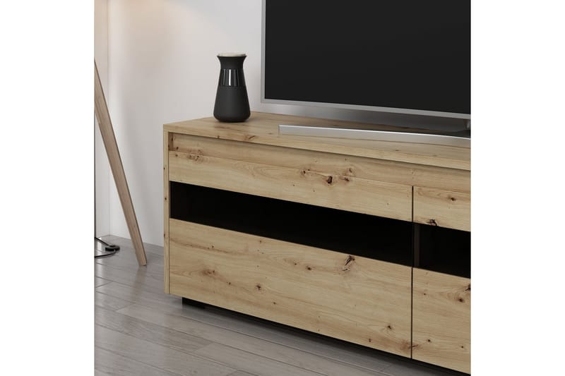 Tv-bänk Valery 150 cm - Valnöt - Möbler - TV- & Mediamöbler - TV bänk & mediabänk