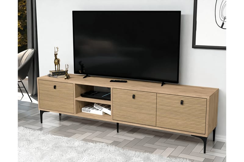 Tv-bänk Vision 180 cm - Ek - Möbler - TV- & Mediamöbler - TV bänk & mediabänk