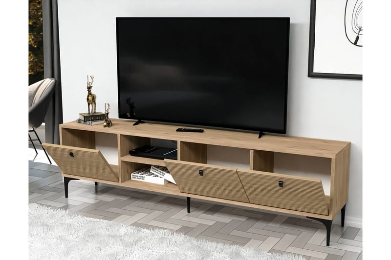 Tv-bänk Vision 180 cm - Ek - Möbler - TV- & Mediamöbler - TV bänk & mediabänk