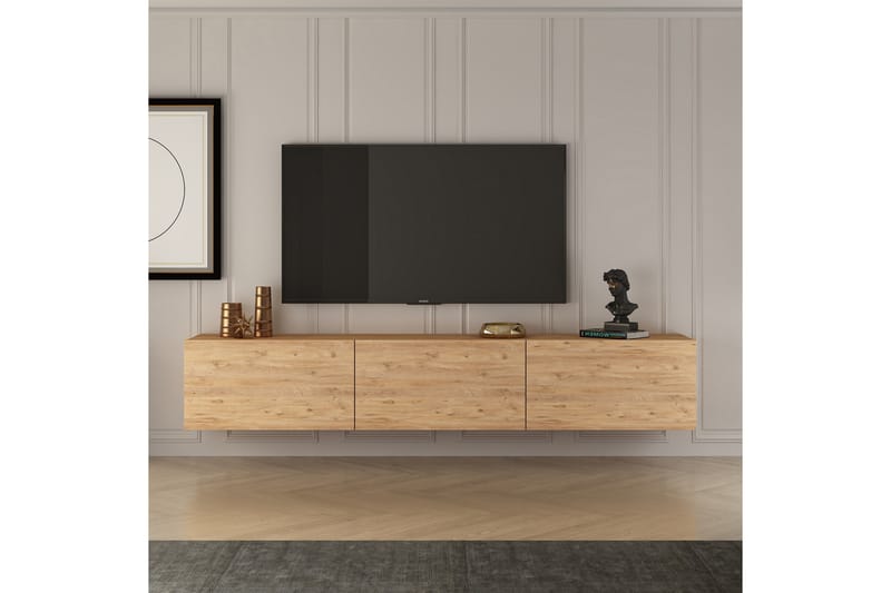 Tv-bänk West 150 cm - Brun - Möbler - TV- & Mediamöbler - TV bänk & mediabänk