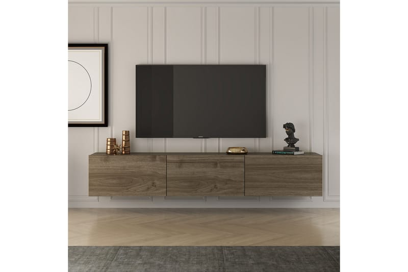 Tv-bänk West 150 cm - Valnöt - Möbler - TV- & Mediamöbler - TV bänk & mediabänk