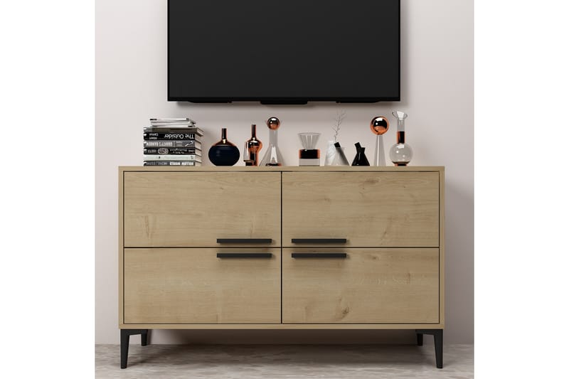 Tv-bänk Patro 120 cm - Ek - Möbler - TV- & Mediamöbler - TV bänk & mediabänk