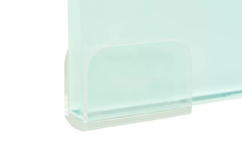 TV-bord glas vit 60x25x11 cm - Vit - Möbler - TV- & Mediamöbler - TV-hylla