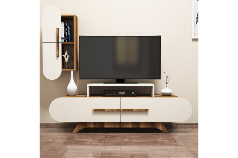 TV-Möbelset Amtorp 145 cm - Brun - Möbler - TV- & Mediamöbler - TV-möbelset