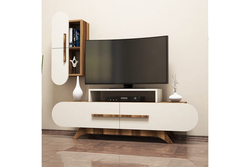 TV-Möbelset Amtorp 145 cm - Brun - Möbler - TV- & Mediamöbler - TV-möbelset