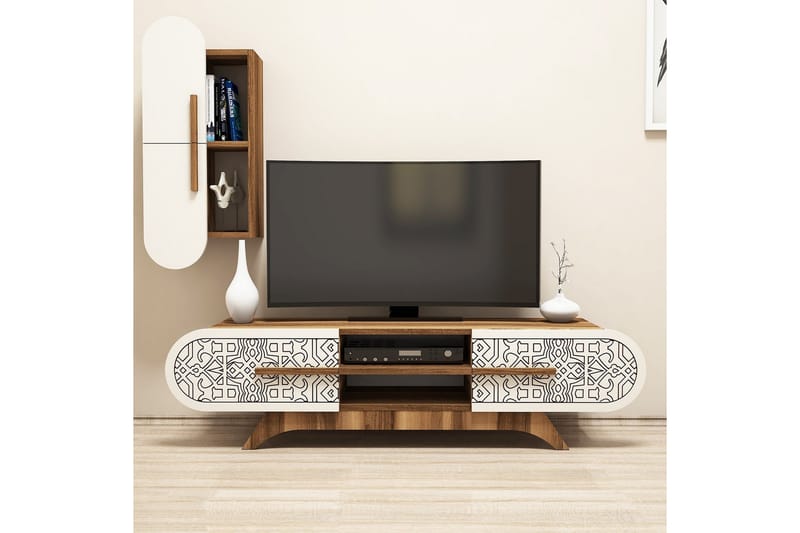 TV-Möbelset Amtorp 145 cm - Brun - Möbler - TV- & Mediamöbler - TV-möbelset