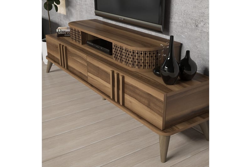 TV-Möbelset Amtorp 168 cm - Brun - Möbler - TV- & Mediamöbler - TV-möbelset