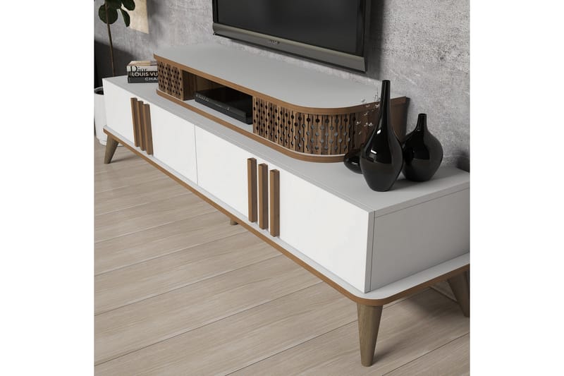 TV-Möbelset Amtorp 168 cm - Vit - Möbler - TV- & Mediamöbler - TV-möbelset