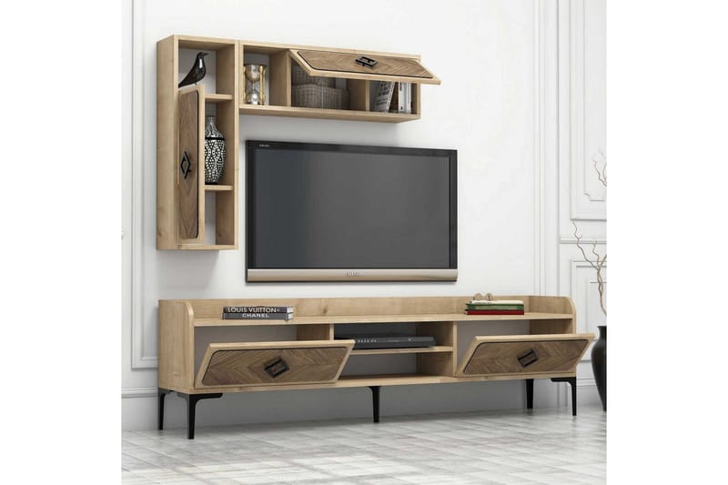 TV-Möbelset Amtorp 180 cm - Brun/Ek - Möbler - TV- & Mediamöbler - TV-möbelset