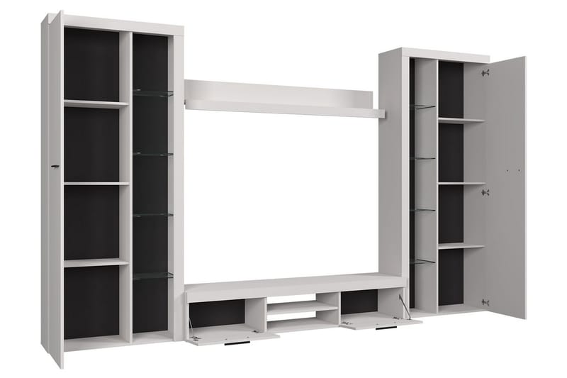 TV-möbelset Rumba 300x34x190 cm - Beige/Brun - Möbler - TV- & Mediamöbler - TV-möbelset