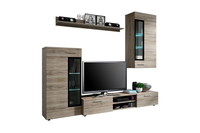 TV-möbelset Tango - Beige/Brun - Möbler - TV- & Mediamöbler - TV-möbelset