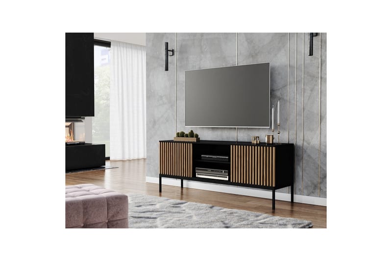 Tv-skåp Meorati 150 cm - Brun - Möbler - TV- & Mediamöbler - TV-skåp